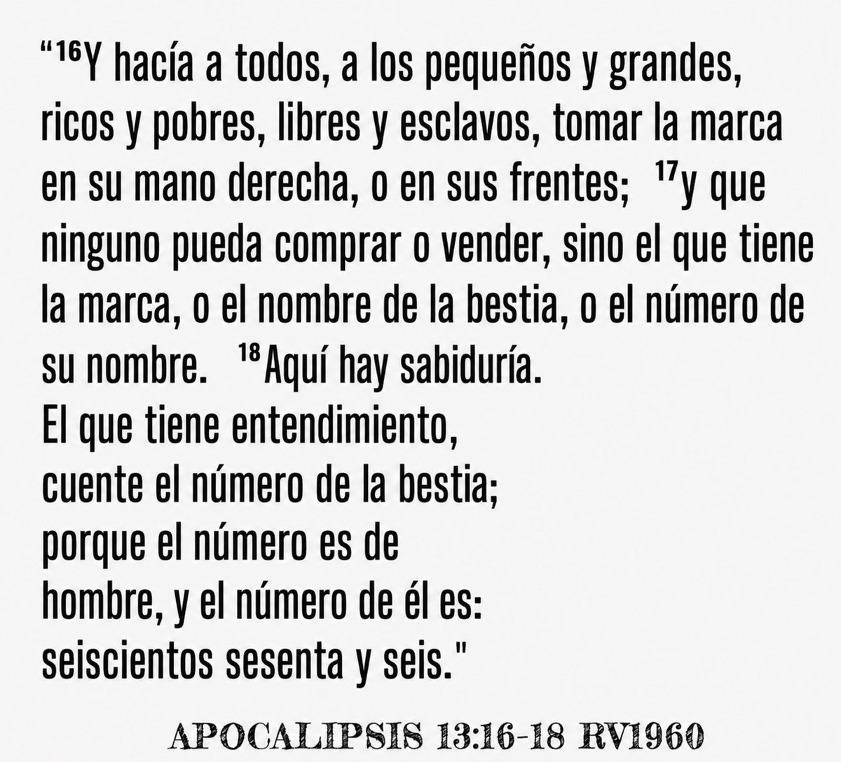 ATravolta709's tweet photo. @rayomisteriosoo @GraeVivi Uno de los objetivos del gobierno mundial del anticristo es la creación de un unico sistema financiero para un control total de la humanidad. https://t.co/h0uk3a0eE0