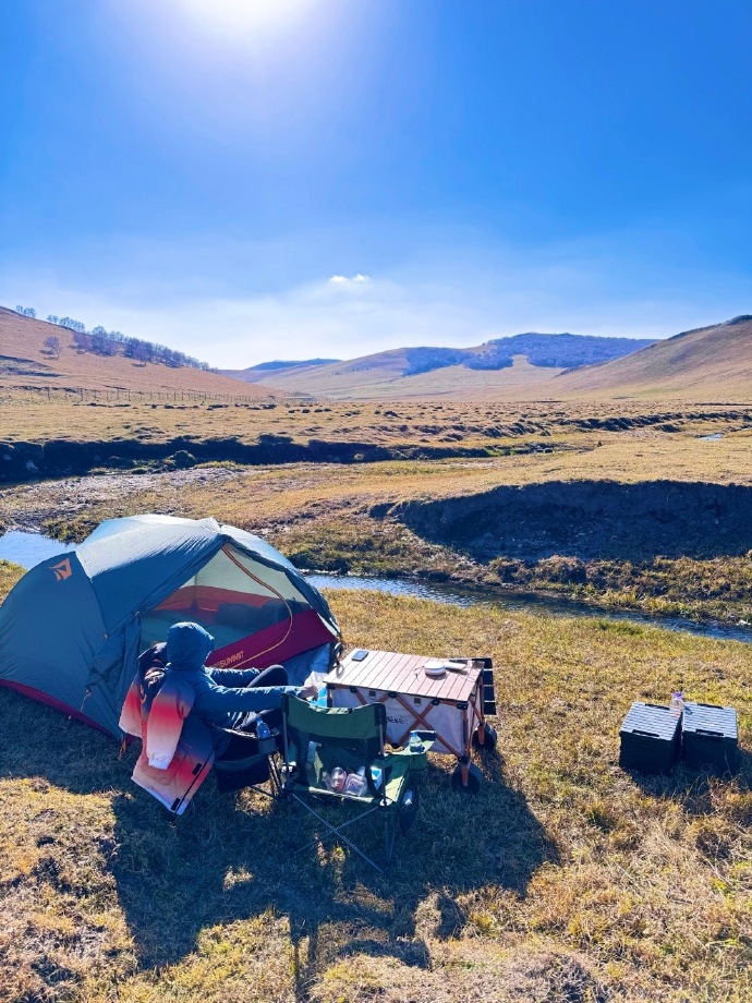 shout98's tweet photo. Just woke up to birds singing and that crisp mountain air—this is the camping reset I needed  No alarms, just starry nights and warm marshmallows. https://t.co/SI3zh10rej
