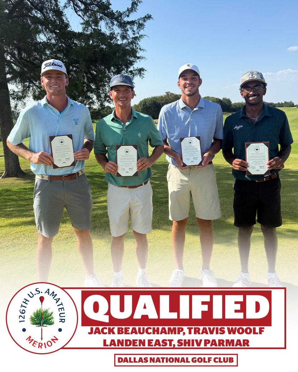 TexasGolfAssoc's tweet photo. 🎟️Heading to Merion🎟️
Congratulations to our 1️⃣1️⃣ Qualifiers between the 126th U.S. Amateur Final Stage Qualifying at Dallas National Golf Club and @TheClubsOfKW . Good luck gentlemen! https://t.co/o82MtBwQf7