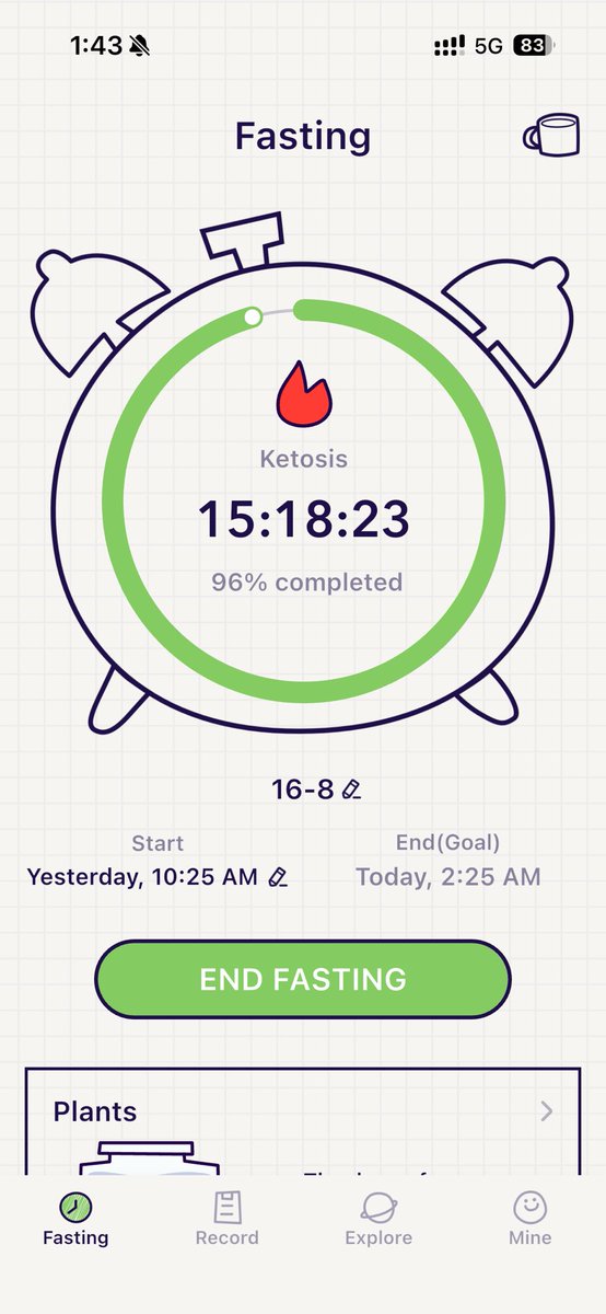 83l83l's tweet photo. How long i be fasting before sleeping because i always omad breakfast to be able to get my 30k steps in😵‍💫 https://t.co/bgubv71EJ8