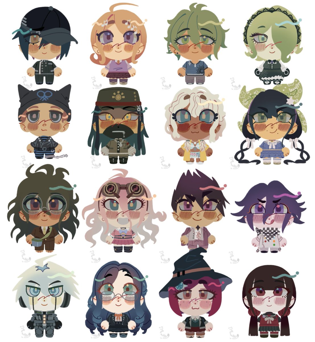 arminho0_'s tweet photo. EVERYONE GET CHIBIFIED NOW‼️💫
#danganronpa https://t.co/JwpNN7LfRc
