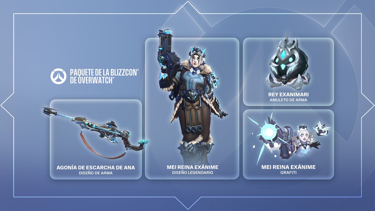 DiabloLATAM's tweet photo. Celebra la BlizzCon a tu manera. ✨ 
 
Elige el Paquete Digital de BlizzCon para tu juego favorito de Blizzard:

⚔️ World of Warcraft 
❄️ Overwatch 
🔥 Diablo IV 
💎 Diablo Immortal 
🃏 Hearthstone 

🔗 https://t.co/LuDkejbDE2 https://t.co/WXBB1l85qp
