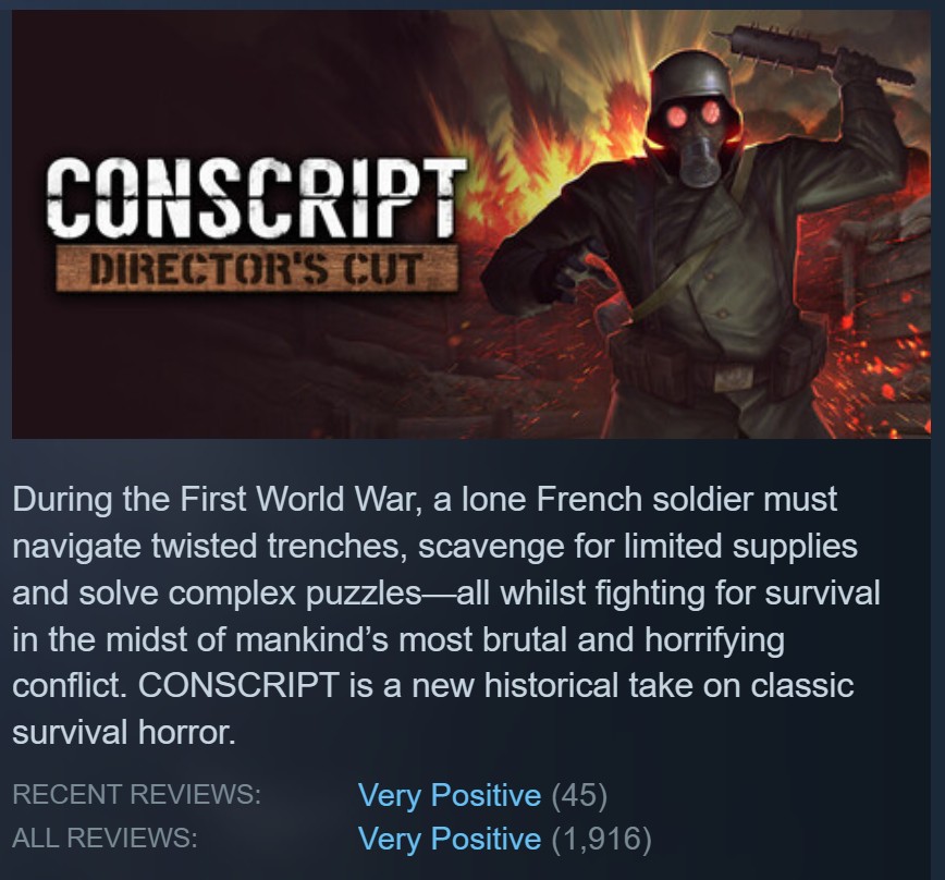 ConscriptGame's tweet photo. Thank you for 1916 Steam reviews.

The Battle of Verdun began in February 1916 and lasted for nearly 300 days -- the longest and most horrific battle of WW1.

Ils ne passeront pas. https://t.co/VVRlqVhuFv