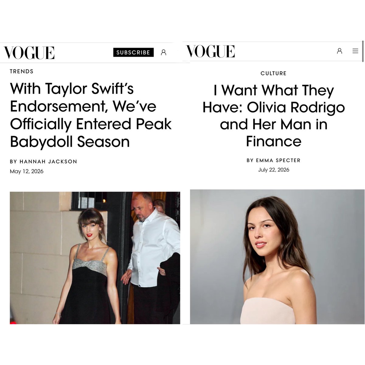 aidan7501's tweet photo. vogue is obviously on olivia's payroll 😭 https://t.co/zDPxYXXuwZ