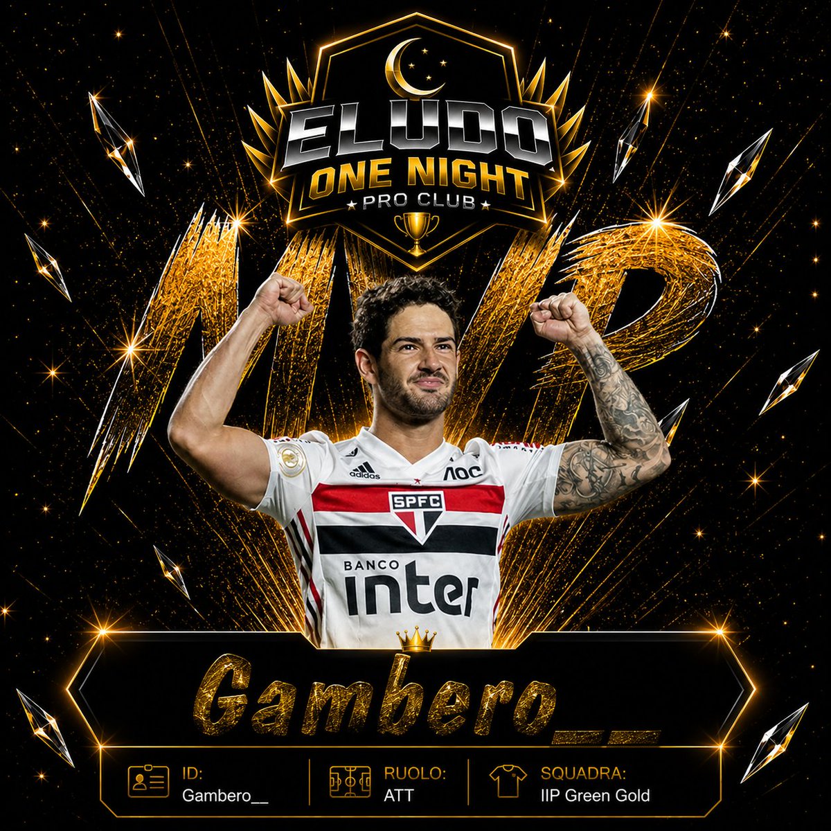 SGC_DARKMATTO's tweet photo. 🏆UN NUOVO CAPITOLO SI È SCRITTO🏆

Anche questa edizione è arrivata al termine, con partite combattute, grandi sfide e momenti che hanno tenuto tutti con il fiato sospeso. @IIPGreenGold è il vincitore conquistando il titolo con prestazioni convincenti.

COMPLIMENTI @Gambero1896 https://t.co/GwfBLPkuaL