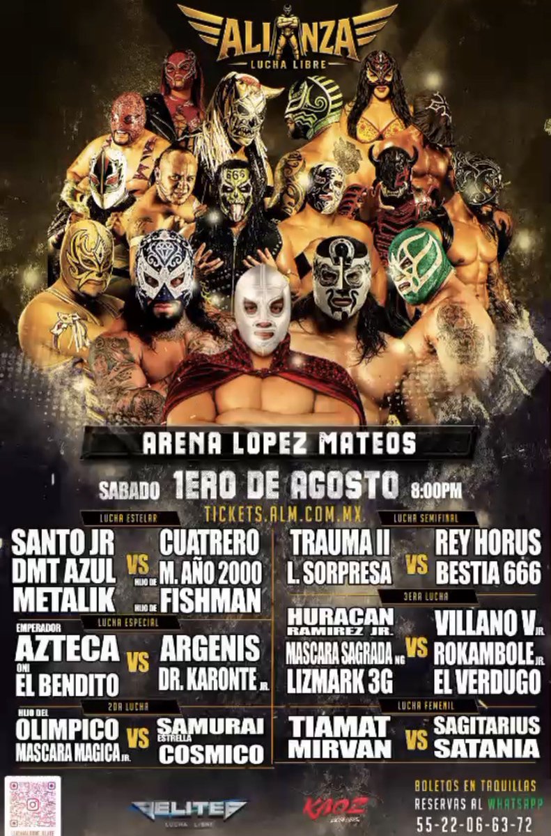sagitariuslucha's tweet photo. Hoy tuvimos la conferencia de prensa para el próximo 01 de Agosto en la arena López Mateos ALIANZA https://t.co/V5PjAwjmzP