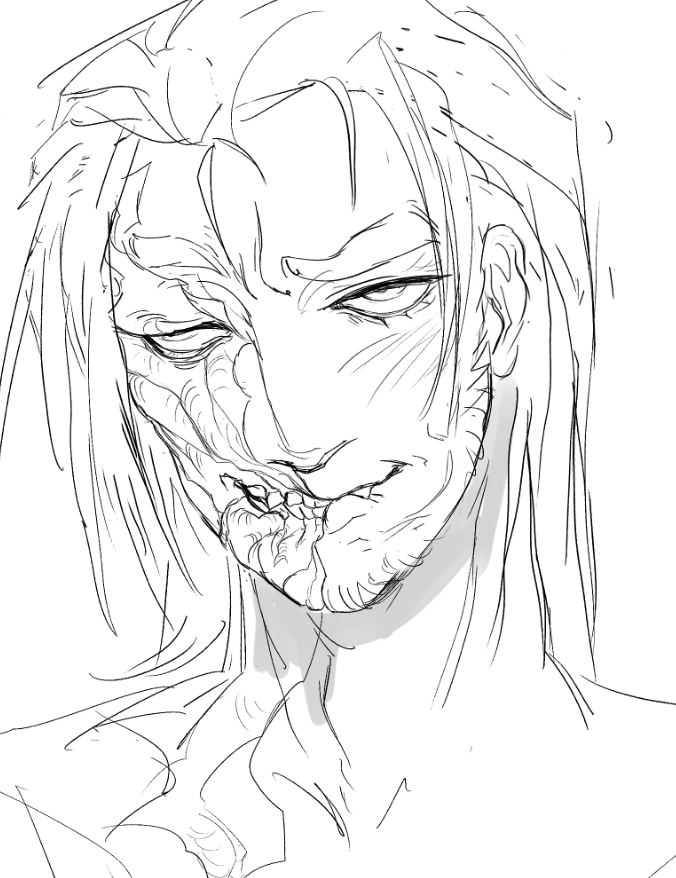 insanehoook's tweet photo. my greasy husband... #oc #ocart https://t.co/djlkWMIpf2
