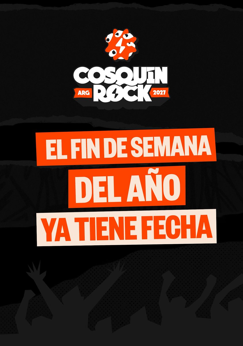 Cosquin_Rock's tweet photo. ⏳⏳⏳ https://t.co/CnnArMsxor