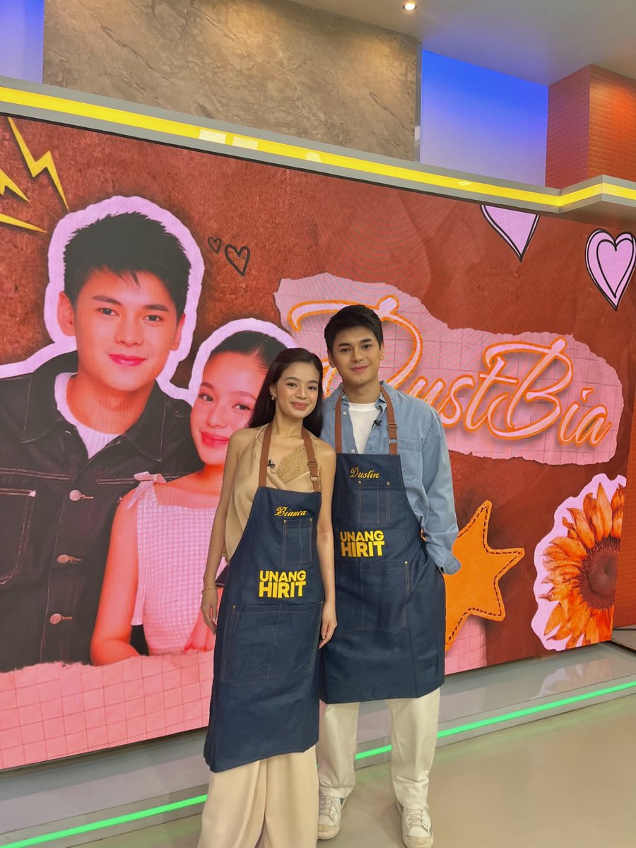 UnangHirit's tweet photo. NA PARA BANG MHIE AT DHIE ANG TAWAGAN SA MATCHY APRONS! 🥰

Tumutok na sa inyong telebisyon maging sa #UnangHirit livestream sa Facebook, TikTok at YouTube!

Araw-araw tumutok sa inyong pambansang morning show kung saan laging una ka– #UnangHirit https://t.co/kI5yh0pbMp