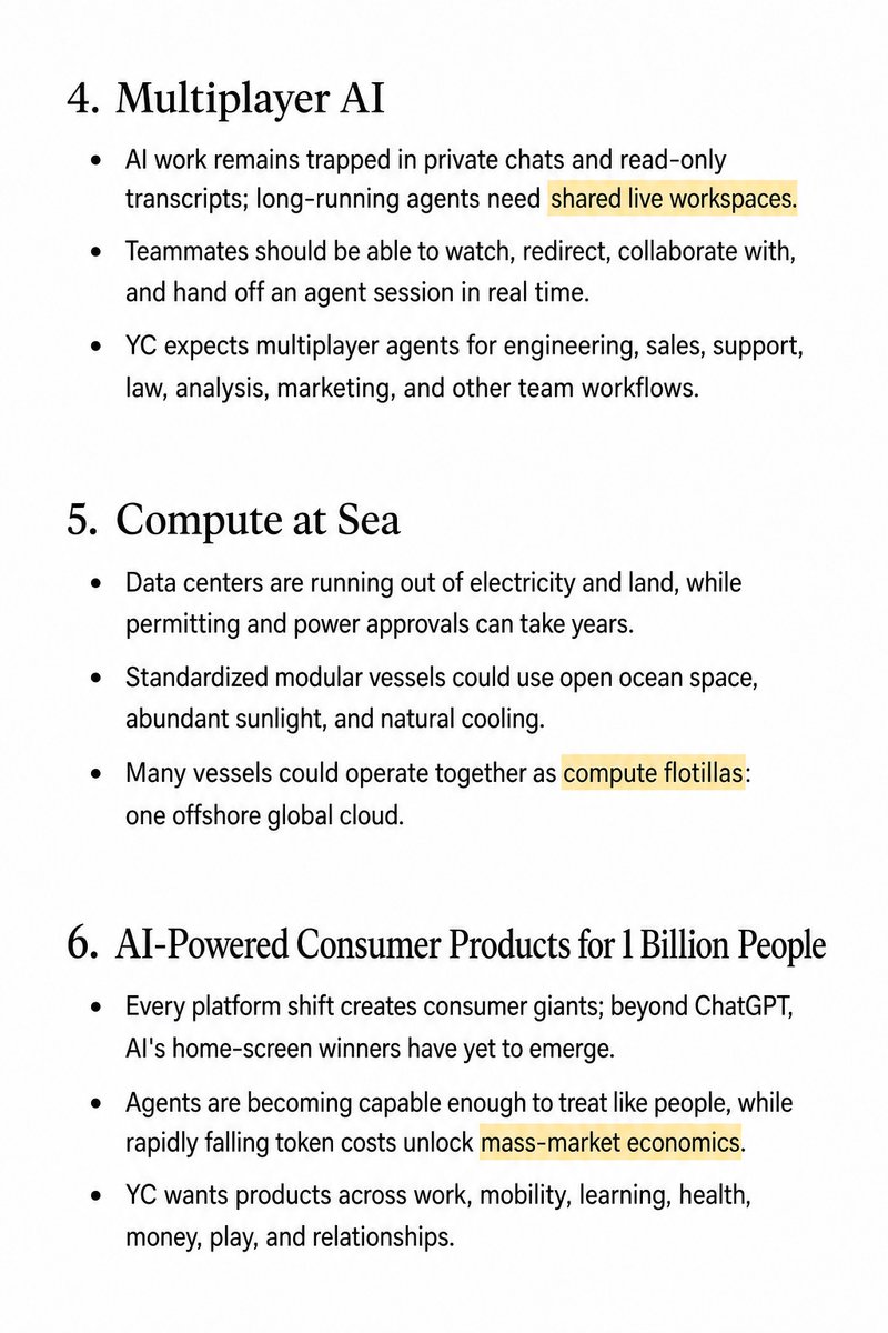 itsolelehmann's tweet photo. YC’s Fall 2026 Requests for Startups

i condensed all 13 areas into 4 pages: https://t.co/mge42zmvSZ