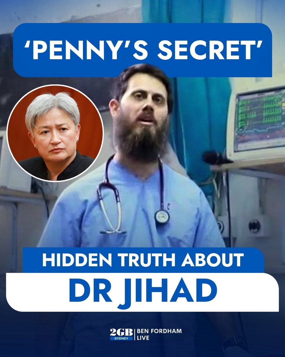 BenFordhamLive's tweet photo. Labor is facing big questions.

Penny Wong has been accused of keeping a secret about ‘Dr Jihad’.

He fled Australia to join ISIS, but now wants to come home.

Listen to the full details HERE.

🎧https://t.co/FUweG0HTJ4🎧 https://t.co/UzFSKFaDyG