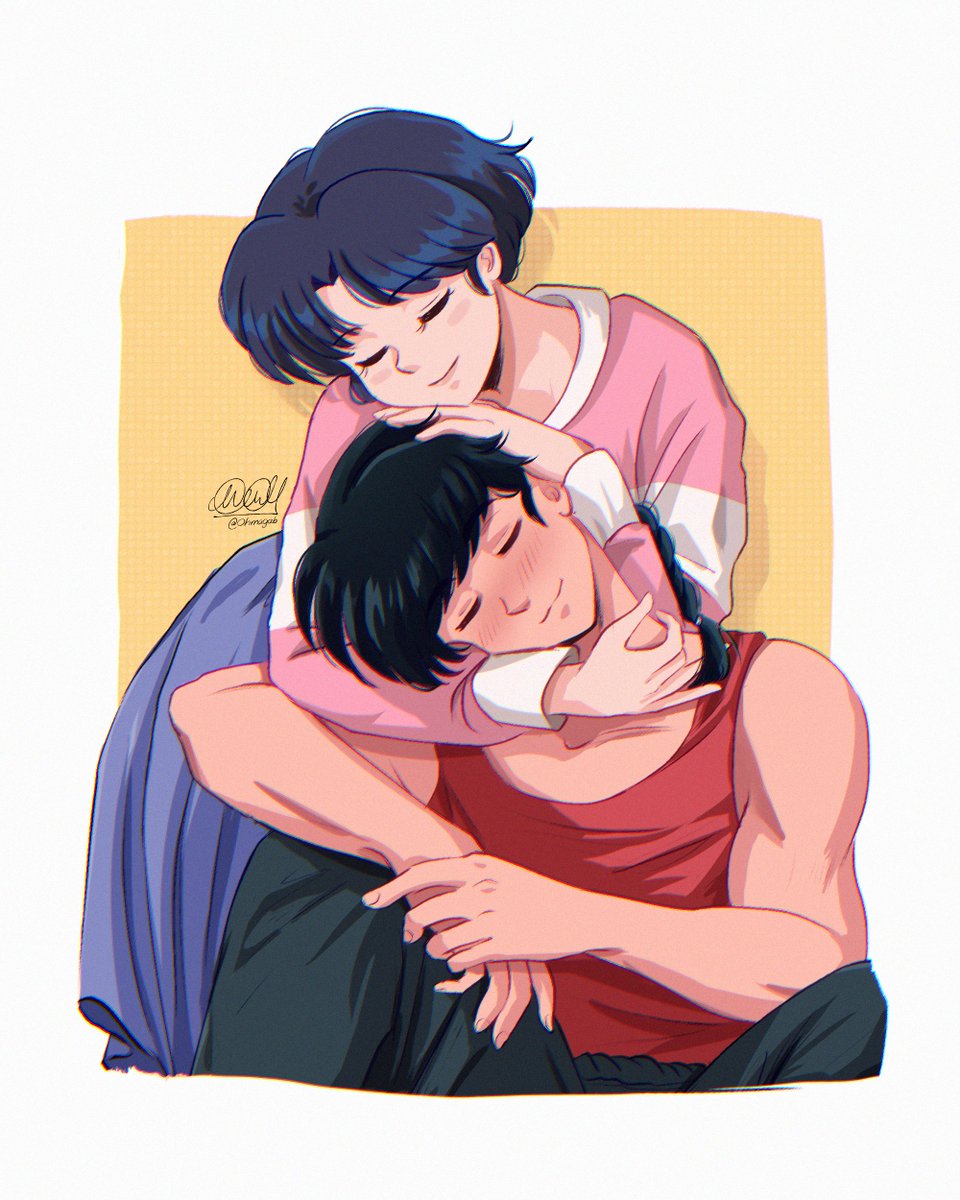 Ohmagaby's tweet photo. Day 4: My safe place💖

#RankaneWeek2026 #Rankane #らんま #高橋留美子 https://t.co/bD2TPqc2qj