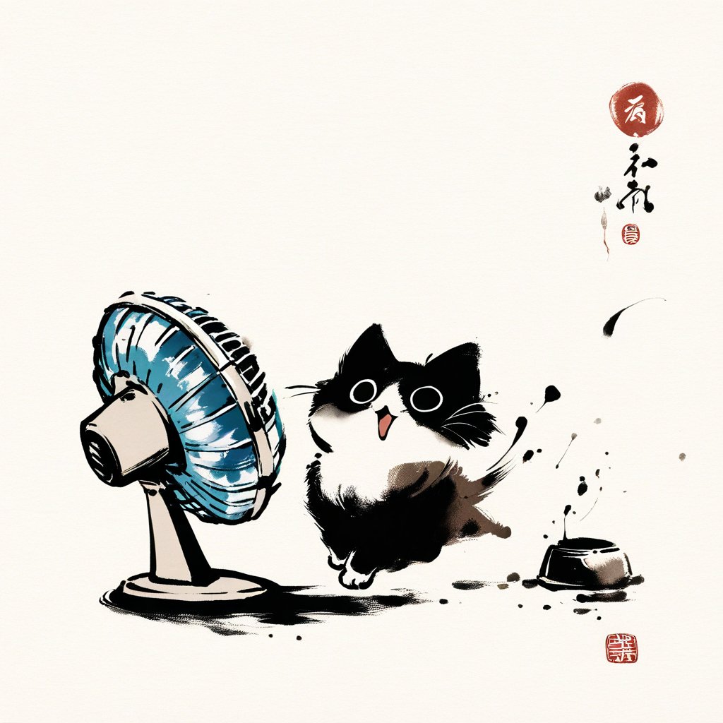SUtanokami's tweet photo. 🐱「暑いからって風強すぎニャ💦」 https://t.co/Xr2W98e8QF