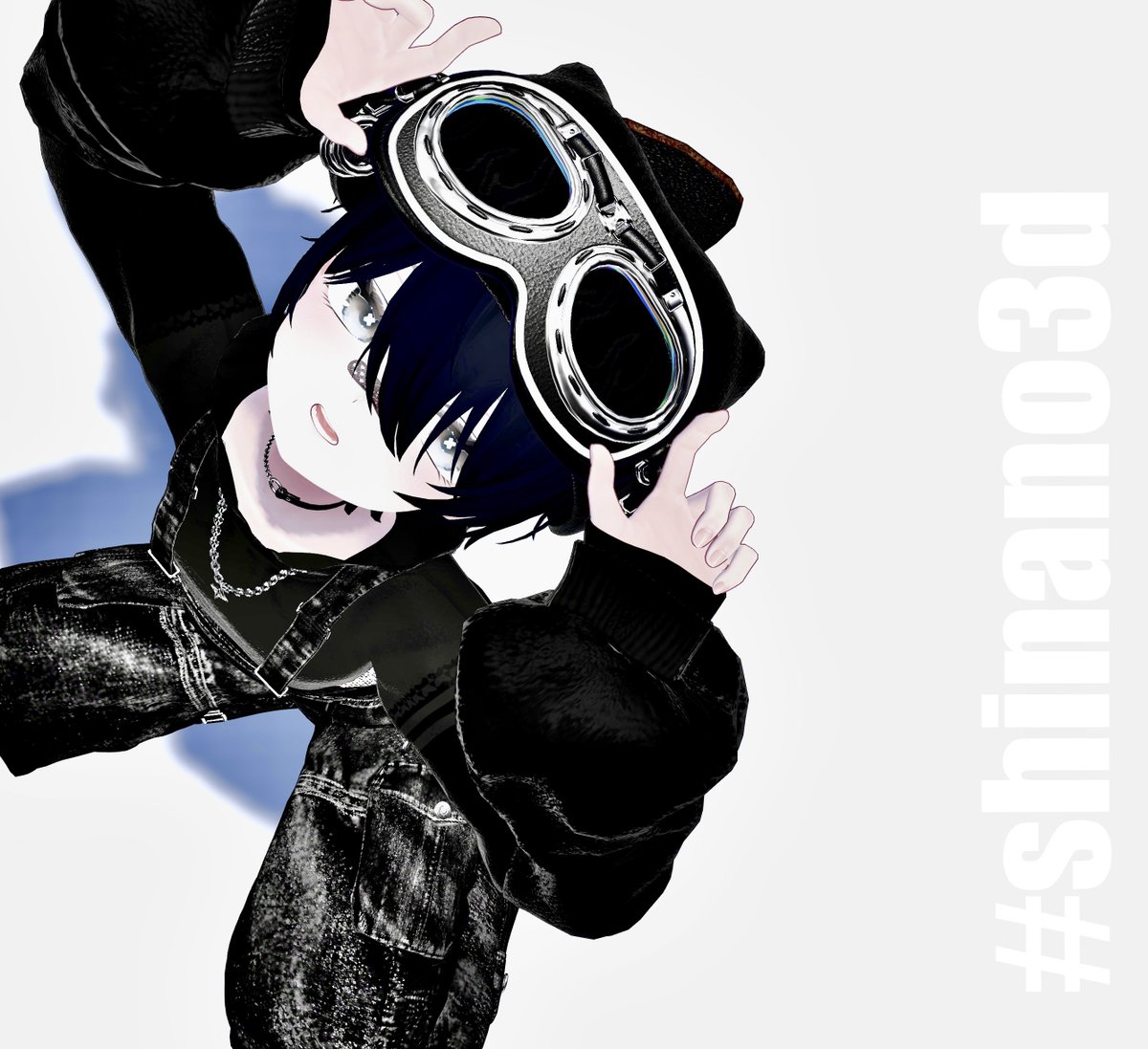 kuroidao's tweet photo. Unityで撮影するやつやってみた��
かわよすぎるな

 #VRChat #Shinano3D https://t.co/NaCAKbL7dJ