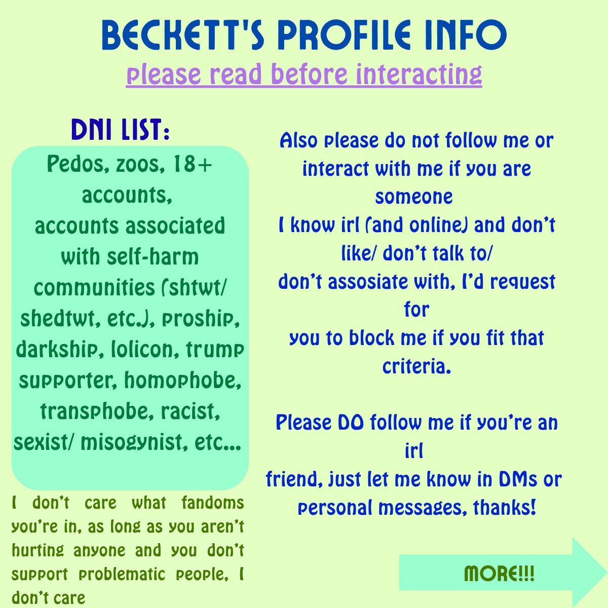 beckbatwingz's tweet photo. Hello! please read this informational pinned post before interacting with this account, thank you! (last upd: 7-22-2026) https://t.co/fscacibu7k