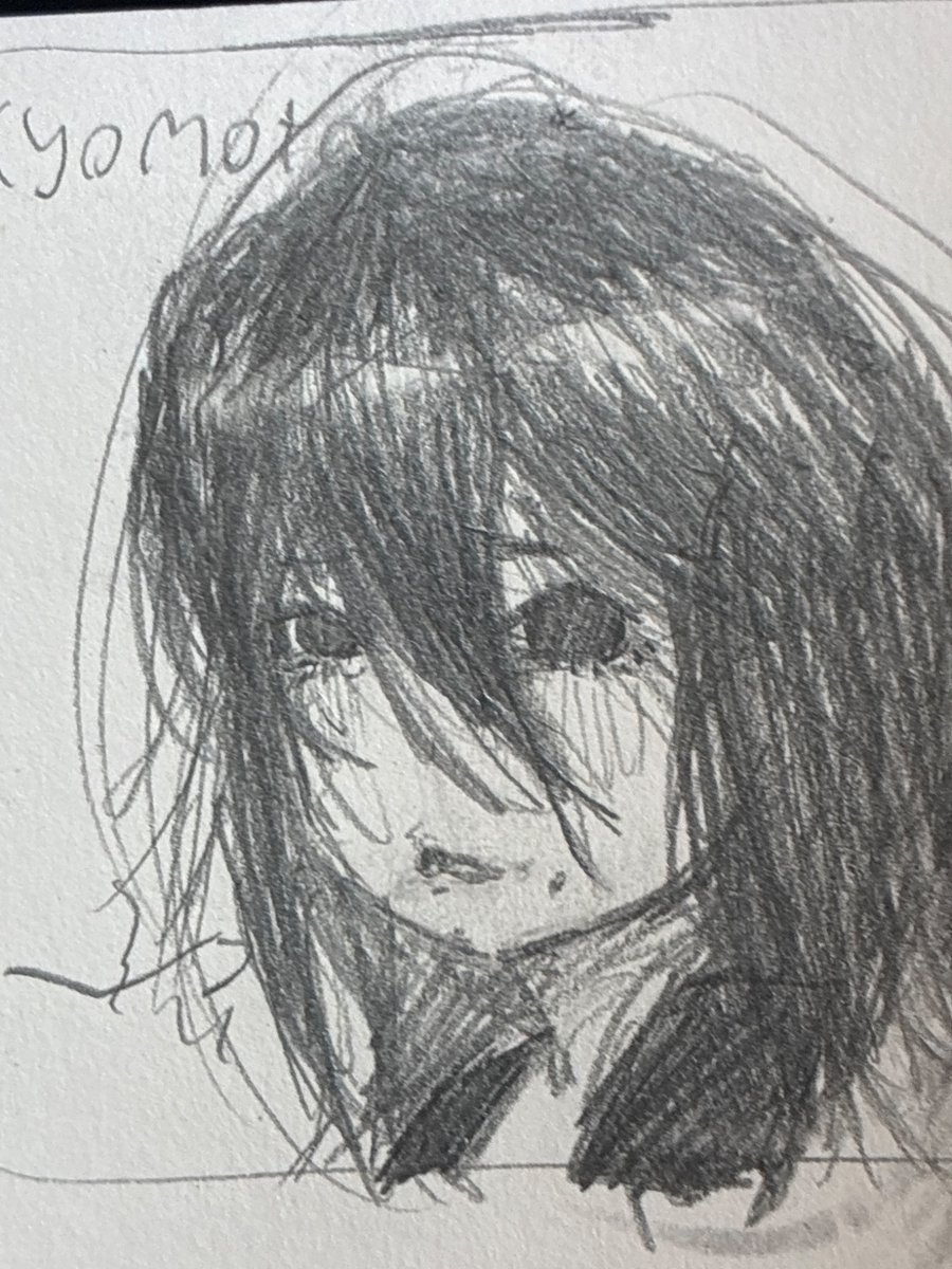 kurugunner's tweet photo. Little sketch of Kyomoto ❤️:) https://t.co/vS0yth8tF1