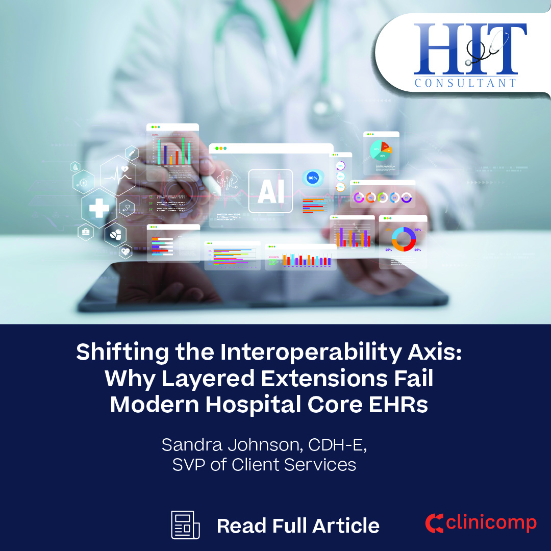 CliniCompIntl's tweet photo. Before asking what AI can do for healthcare, ask whether your EHR can support it. AI success requires an interoperable, integrated foundation—not more disconnected systems. 
https://t.co/GzjxERCFBb
#HealthcareLeadership #AIinHealthcare #EHR https://t.co/ltKQgw9RqP