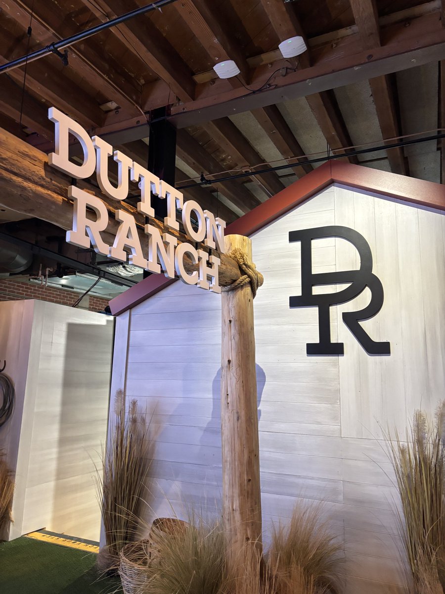 DEADLINE's tweet photo. ‘Dutton Ranch’ inside @paramountplus The Lodge at #SDCC ‘26 https://t.co/Cdf47gCSDa