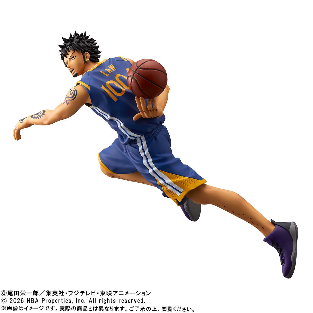 mugiwara_ya's tweet photo. プレミアムバンダイ新着！  

ONE PIECE × NBA MASTER STARS PIECE THE TRAFALGAR. LAW GOLDEN STATE WARRIORS

ユニフォームを着た「ロー」のフィギュアが登場！

7月23日(木) 10時 予約開始！

https://t.co/OYrwKpjHfP https://t.co/BKURgzQB0E