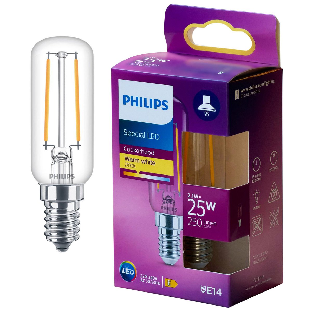 ReductionHQ's tweet photo. NEW Product! A little LED bulb with an 'E14' base for range hoods, appliances, or general/decorative lighting.

Known as a 'T25L' which describes a tubular-shaped bulb that is 25mm wide at its widest point with an extended length (90mm in this case). 

https://t.co/DZni4U6EZ6 https://t.co/ExnVrnLZZs