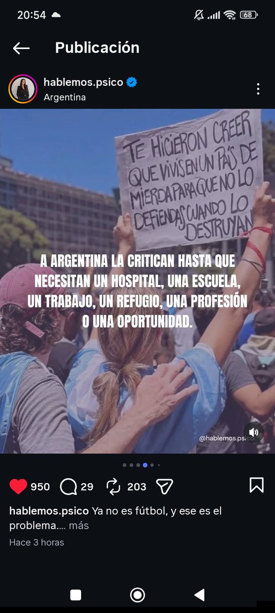 rochu223's tweet photo. Es un odio selectivo el que tienen hacia Argentina porque bien que cuando necesitan somos los primeros que vienen a buscar https://t.co/5KmbKQlbBT