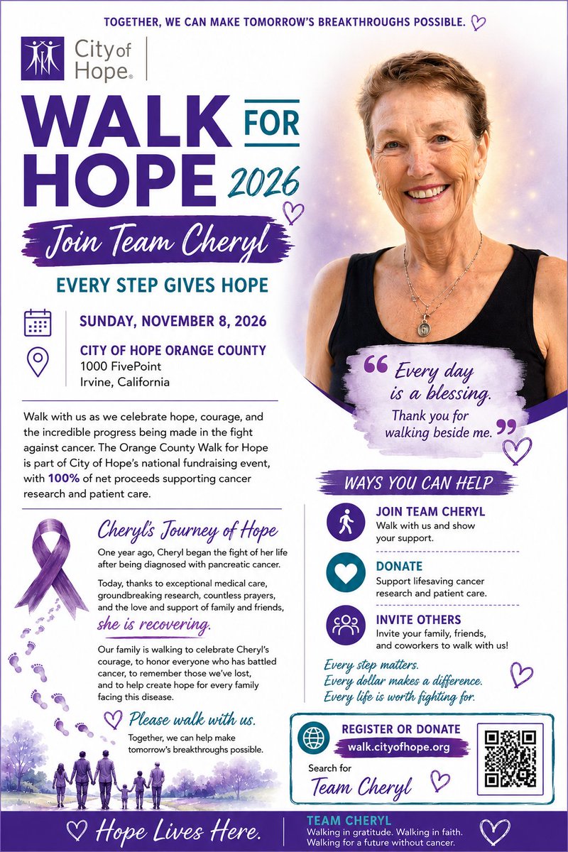 VolunteerNetOC's tweet photo. Please join us on November 8th.
Register here:  https://t.co/4RiKXWviB5
Search for Team Cheryl... https://t.co/HbtQFf9K1H