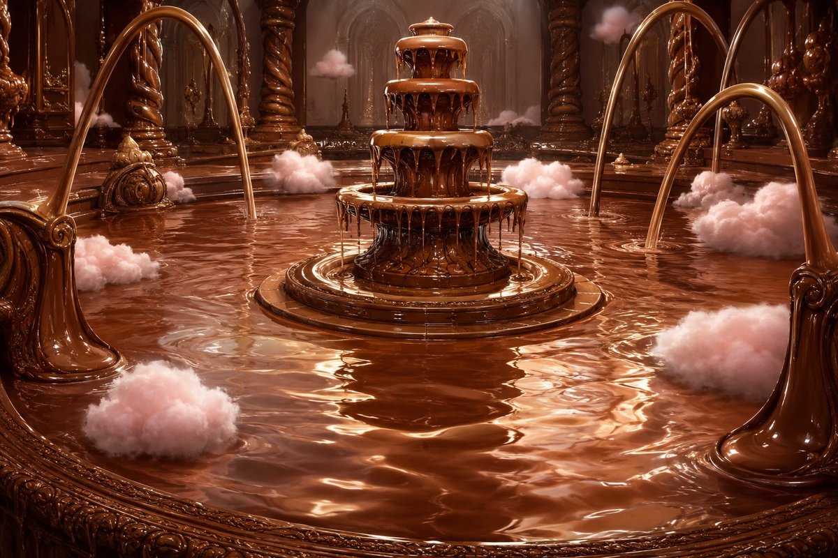 vctrdlsrs's tweet photo. @enflorarse Me parece bien, aunque una fábrica es mucho trabajo. Qué tal algo más para relajaros?

@DulceDelizze y @enflorarse ...

...Aquí tenéis vuestra recompensa

Vuestra propia piscina de chocolate https://t.co/LbwkwU7zCz