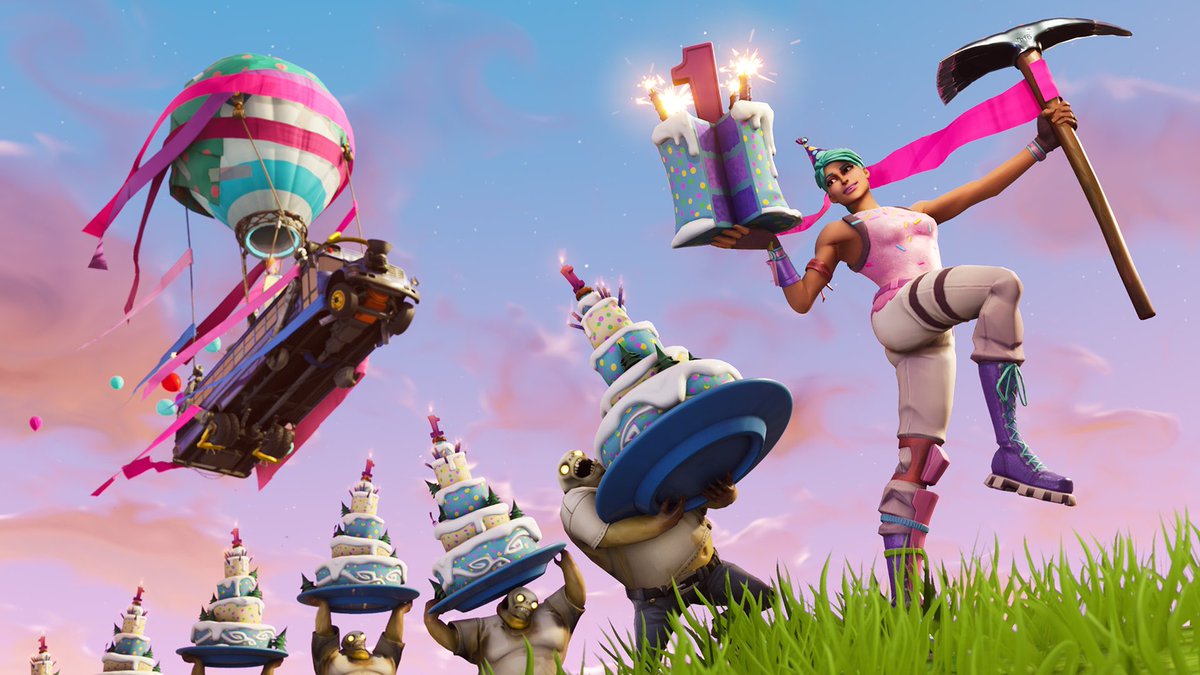 Fortnite_STW's tweet photo. Save the World’s Ninth Birthday Event has started! (1 Week Only)

-1 Birthday Llama from the Sploding Husks quest
-1 Daily Birthday Llama quest (7 total &amp; Do Not Stack)
-1 Birthday Llama in the Shop
-You can now get Birthday Heroes from the Birthday Llamas https://t.co/db3uVtqv9e