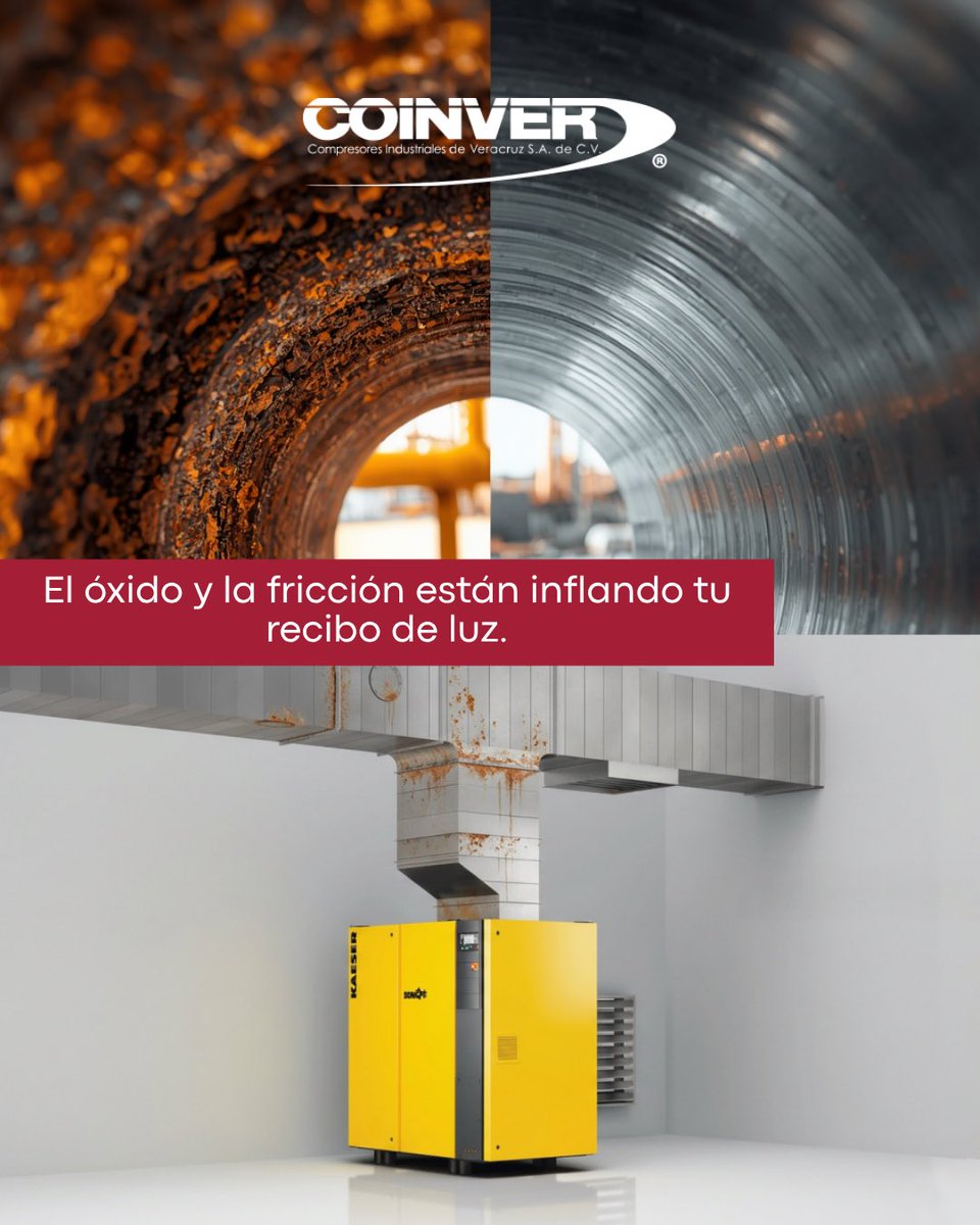 coinver_mx's tweet photo. El acero galvanizado fue el estándar por años, pero su
corrosión interna genera fricción. ⚠

Conoce más en:
🌐 https://t.co/xGIxutJqEa

📱 Contáctanos: +52 2299017462

#coinverfamily #kaeserfamily #compresoresindustriales #veracruz #tabasco https://t.co/swRYoK7hUi