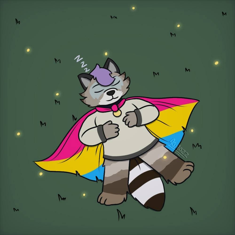 Clover__SSBU's tweet photo. @fuwwufo Go my stupid cheese raccoon https://t.co/W6ju00zLHF