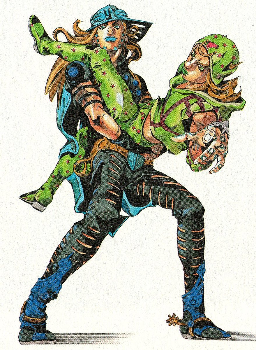 EMPORIOSMOM's tweet photo. Araki loved this pose so much he had to do it twice 😭😭 https://t.co/PDph9omtaE