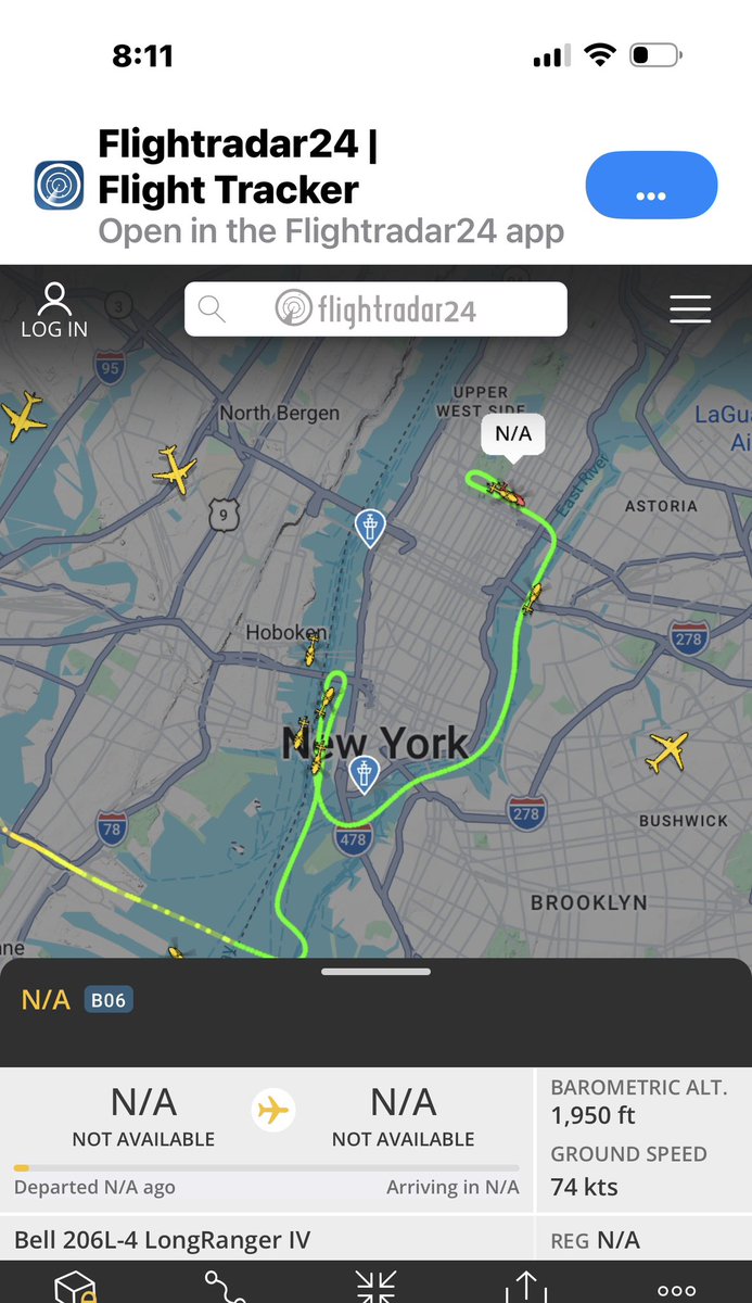 Lindasantangel1's tweet photo. @StoptheChopNYNJ @Hoboken_FBW Nonstop conveyor belt of helicopters flying up and down the East River to and from Central Park all day long. 
Stop the Chop NY/NJ!
7/22 8:12 PM 🚁🚁🚁 https://t.co/eRB7Qjb0EG