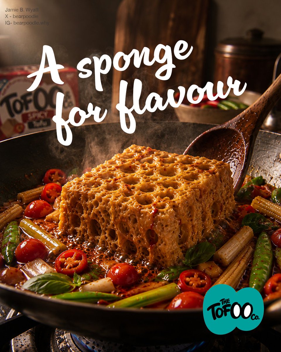bearpoodle's tweet photo. Finally, a tofu that soaks up all the flavour. 

An entry for today's @OneMinuteBriefs to advertise #youtoocanfoo https://t.co/RiEwWJIot7