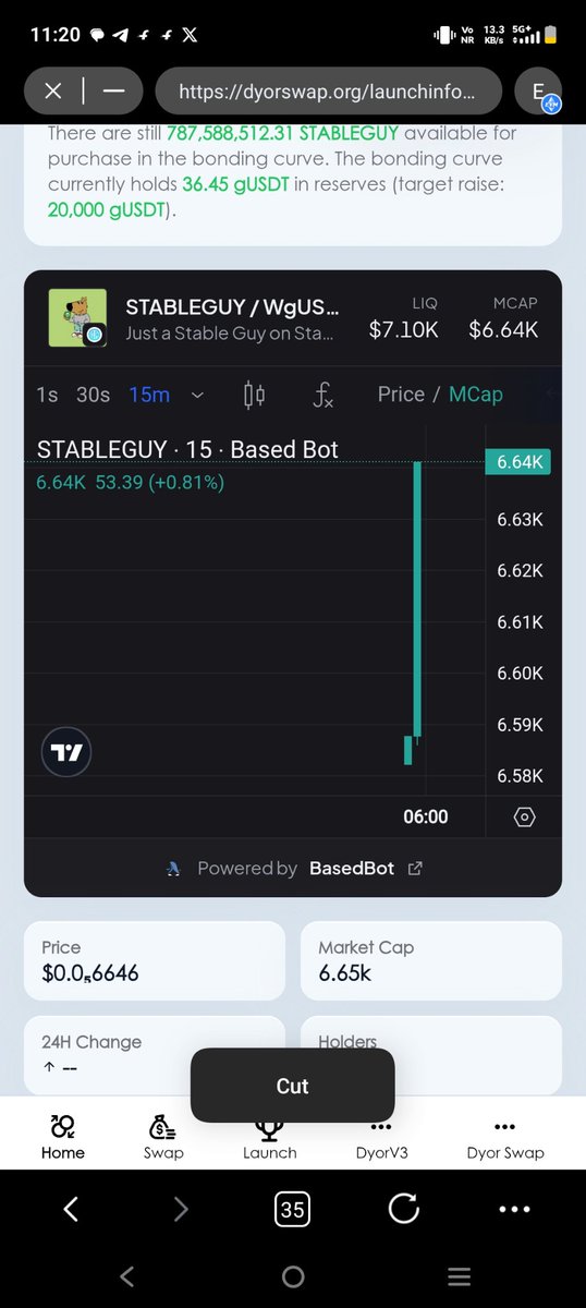 KrsnaAk07's tweet photo. @Stable https://t.co/bIJbN77OTi

Time to moon it 

Just a Stable Guy 
$Stableguy https://t.co/0iuFSD6P7d