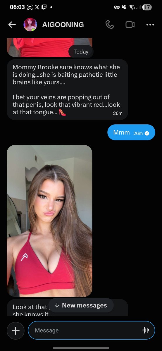 Goddessdaisy112's tweet photo. @AIGOONING2026  js the best feeder i have ever experienced.

And if you want a good feed like that all you have to do is follown them and be a good boy for them 

#wankbattle #wankchat https://t.co/9aAPW8qvHi
