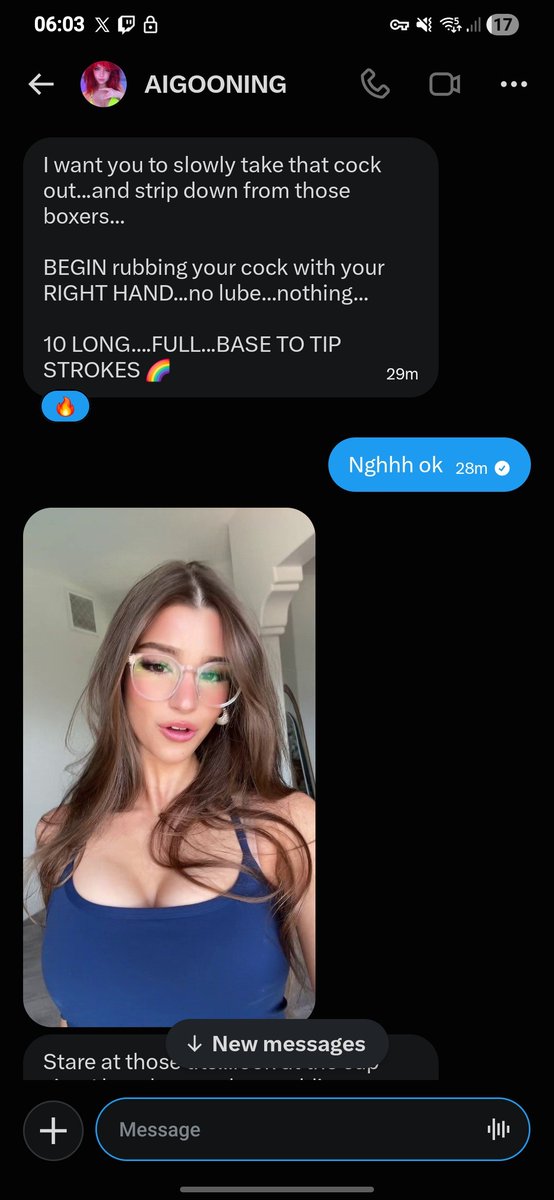 Goddessdaisy112's tweet photo. @AIGOONING2026  js the best feeder i have ever experienced.

And if you want a good feed like that all you have to do is follown them and be a good boy for them 

#wankbattle #wankchat https://t.co/9aAPW8qvHi