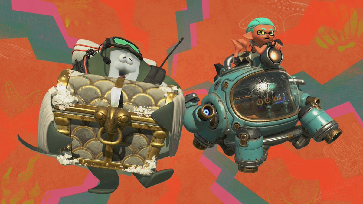 haruka6969's tweet photo. スプラトゥーンレイダース寝る前にちょびーーーっとだけやった🦑
帰ったらやる！明日は休み！ https://t.co/0YNvl76WGg