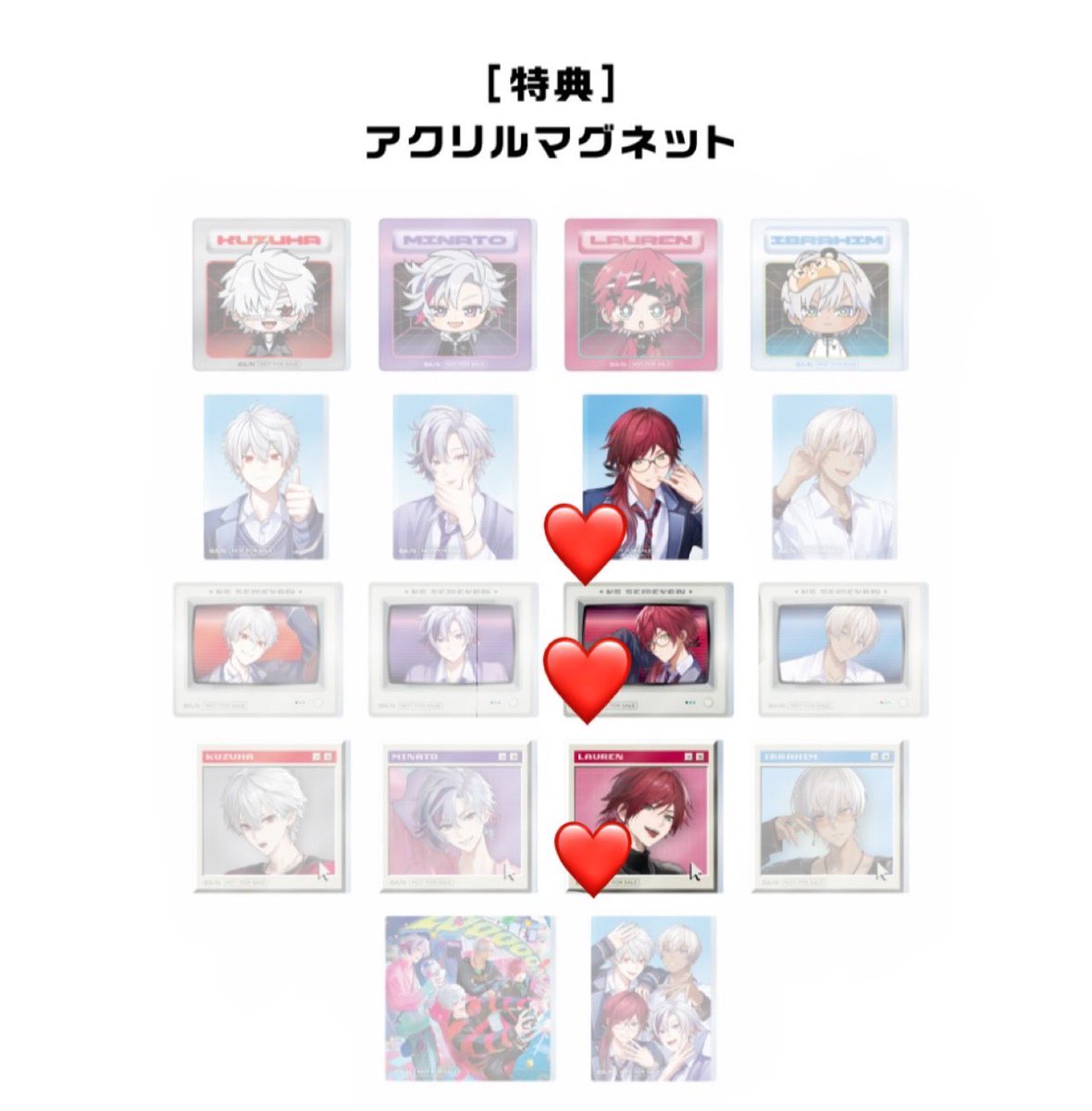 chokocowe's tweet photo. 【交換】VSせめよん にじさんじ 
ランダムフォト風カード
特典 アクリルマグネット

譲：画像1枚目
求：画像2,3枚目

画像を更新いたしました。 https://t.co/GA8CoOhdw6