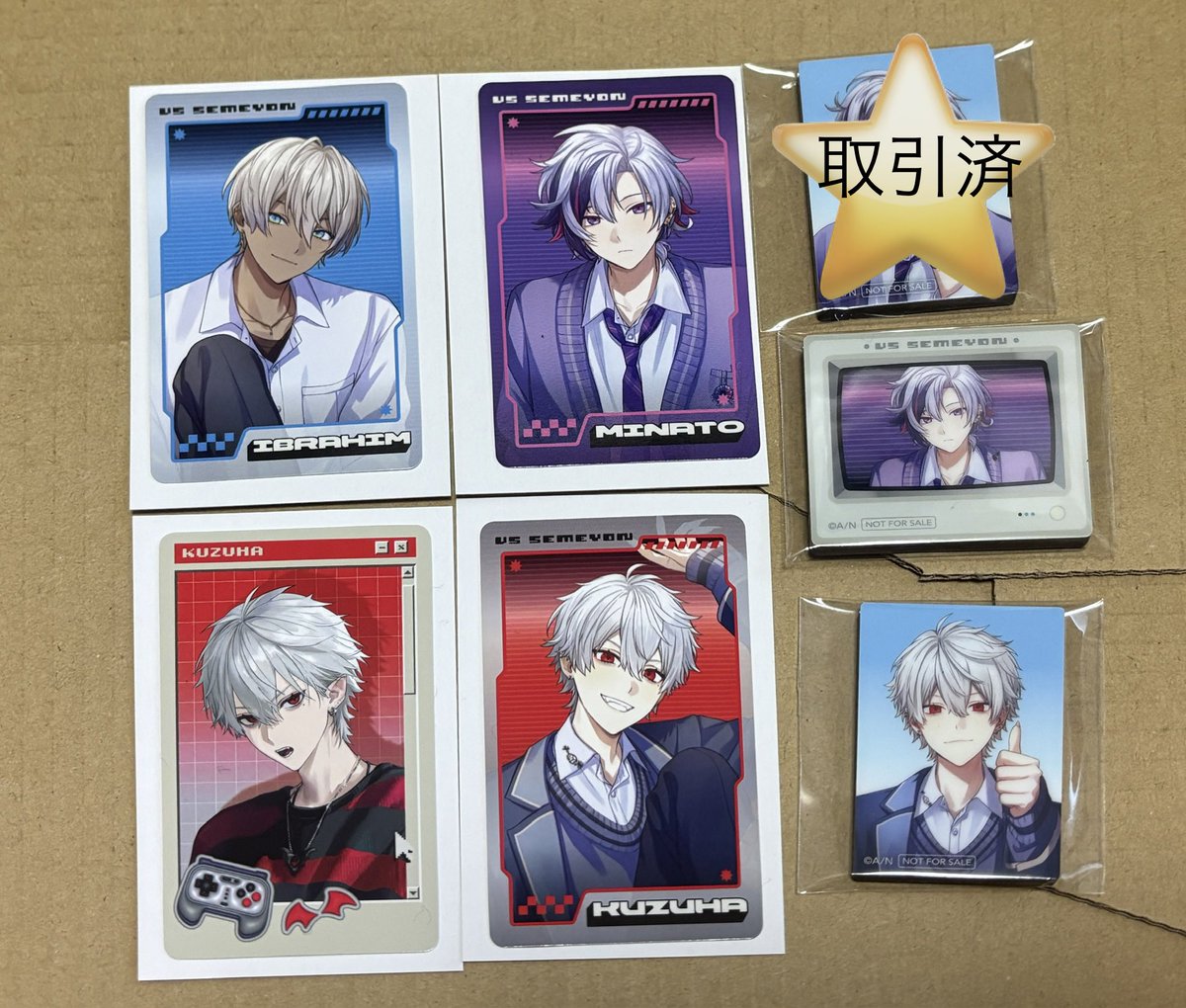 chokocowe's tweet photo. 【交換】VSせめよん にじさんじ 
ランダムフォト風カード
特典 アクリルマグネット

譲：画像1枚目
求：画像2,3枚目

画像を更新いたしました。 https://t.co/GA8CoOhdw6