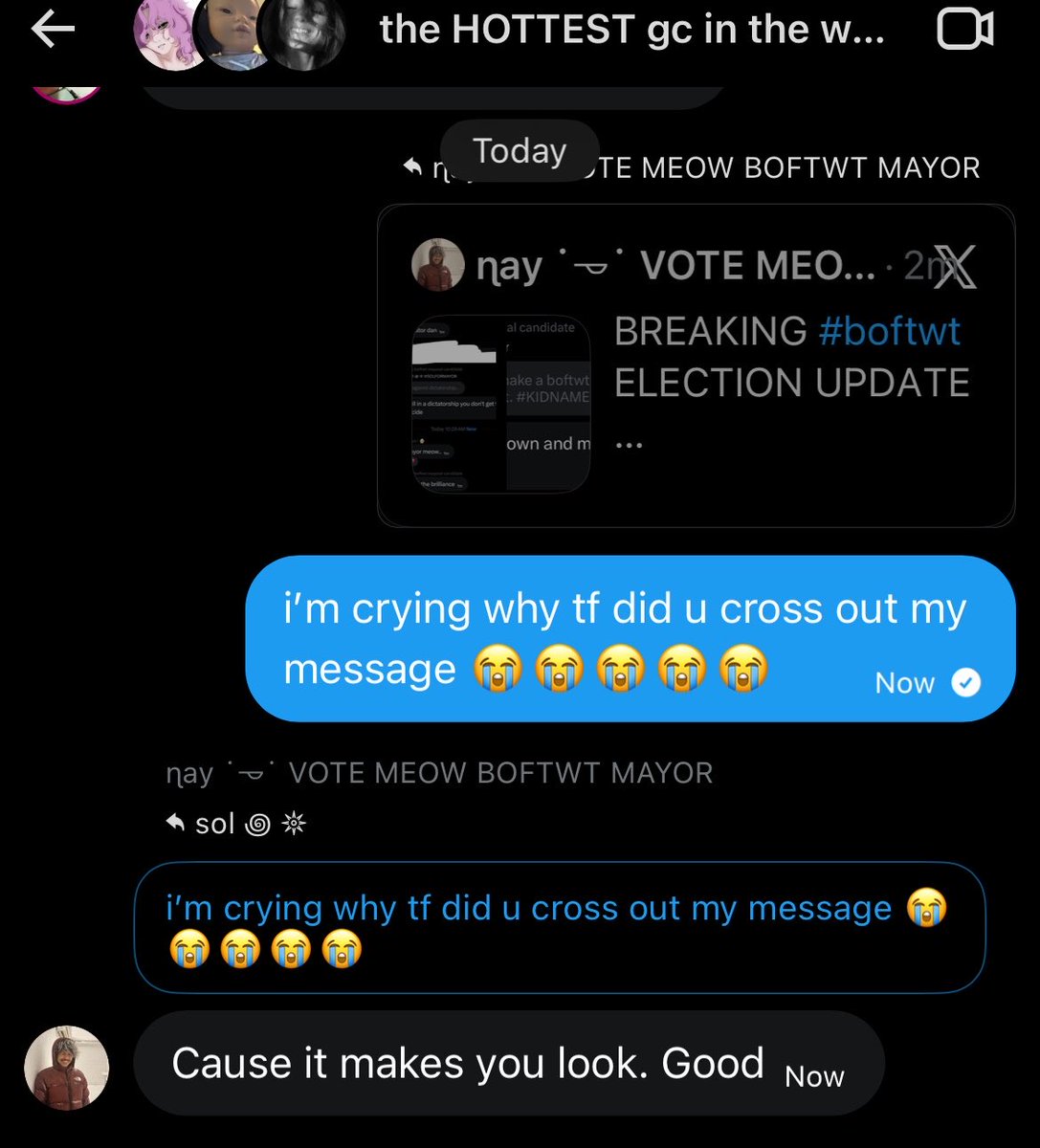 solderived's tweet photo. when you serve as mayor candidate so hard your opps have to silence you ❤️❤️❤️ #solformayor https://t.co/u44QGrdQYs