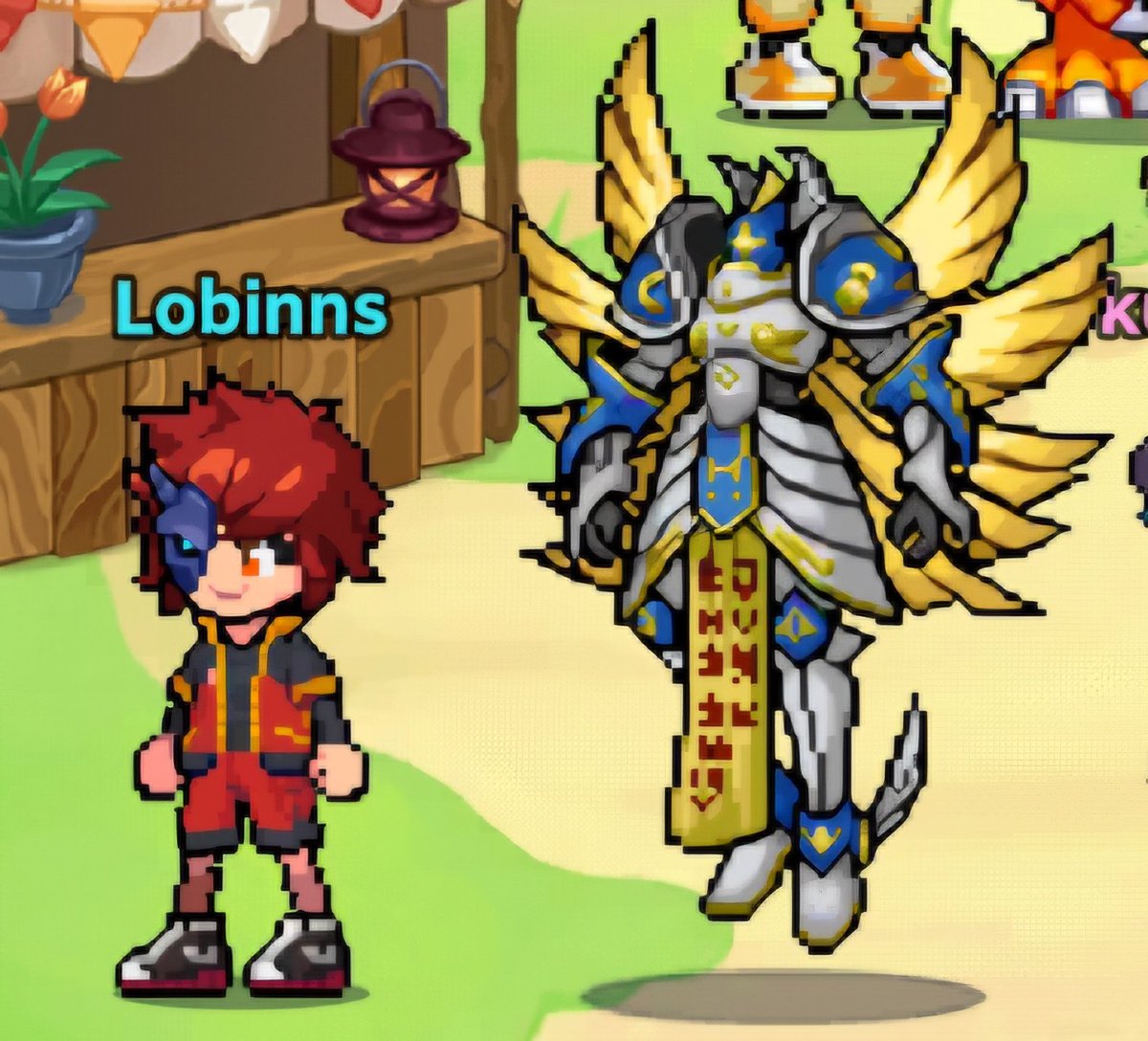 UnkerRobin's tweet photo. Demon &amp; Angel
#DigimonUP_TamerStyle https://t.co/xpPXUEkY8e