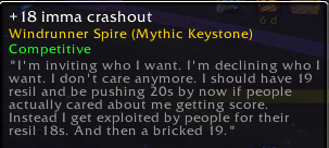 Hellfirewolf_'s tweet photo. This is the most valid note I've seen. I've been getting declined from +20 AAs all night because I'm not a meta healer.... https://t.co/PS2sCVV6Sw