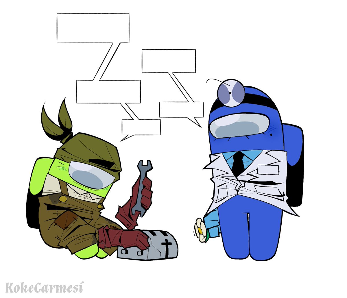 lapapaconsal28's tweet photo. I feel like Blue would have trouble flirting properly when they actually likes someone #blime #amongus https://t.co/bQcLPpUkuv