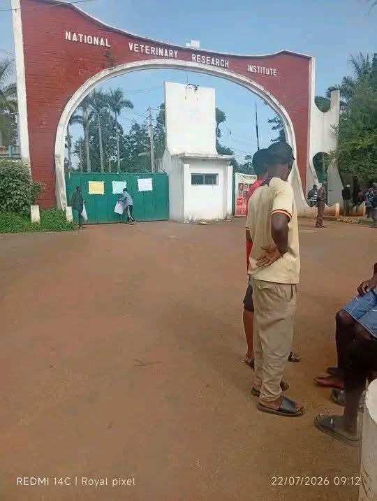 Abdul_Ahmad_'s tweet photo. Terrorist BEROM ARE AT IT AGAIN 

The Federal Government have approved the appointment of Professor Abdullahi Ahmed, an indigene of Gombe State and a Muslim as the provost of the National Veterinary Research Institute, NVRI situated in Jos South LGA and the Berom youth are out in number protesting the appointment on three grounds that;

1- He's a Muslim
2- He's not from Plateau
3- He's not Berom.

All they want is, a Christian from the Berom ethnic group to head the organization as if it's a state institution. They want Professor Abdullahi Ahmed to be replaced with Dr Luka Pam.