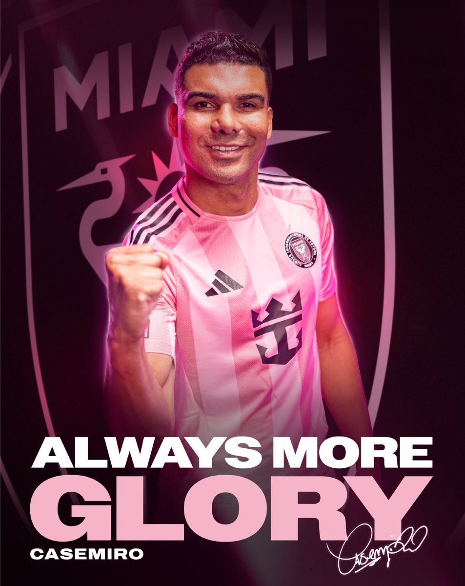 United_Fam042's tweet photo. 🚨 CAS EMIRO TO INTER MIAMI OFFICIAL! 🇧🇷✨ 
After an incredible chapter at Manchester United, our warrior Casemiro has sealed a free transfer move to Inter Miami. The Brazilian legend who brought steel, leadership, and trophies to Old Trafford is heading to the MLS to link up with Messi & co. 🏆👍

Good luck 👌CASEMIRO