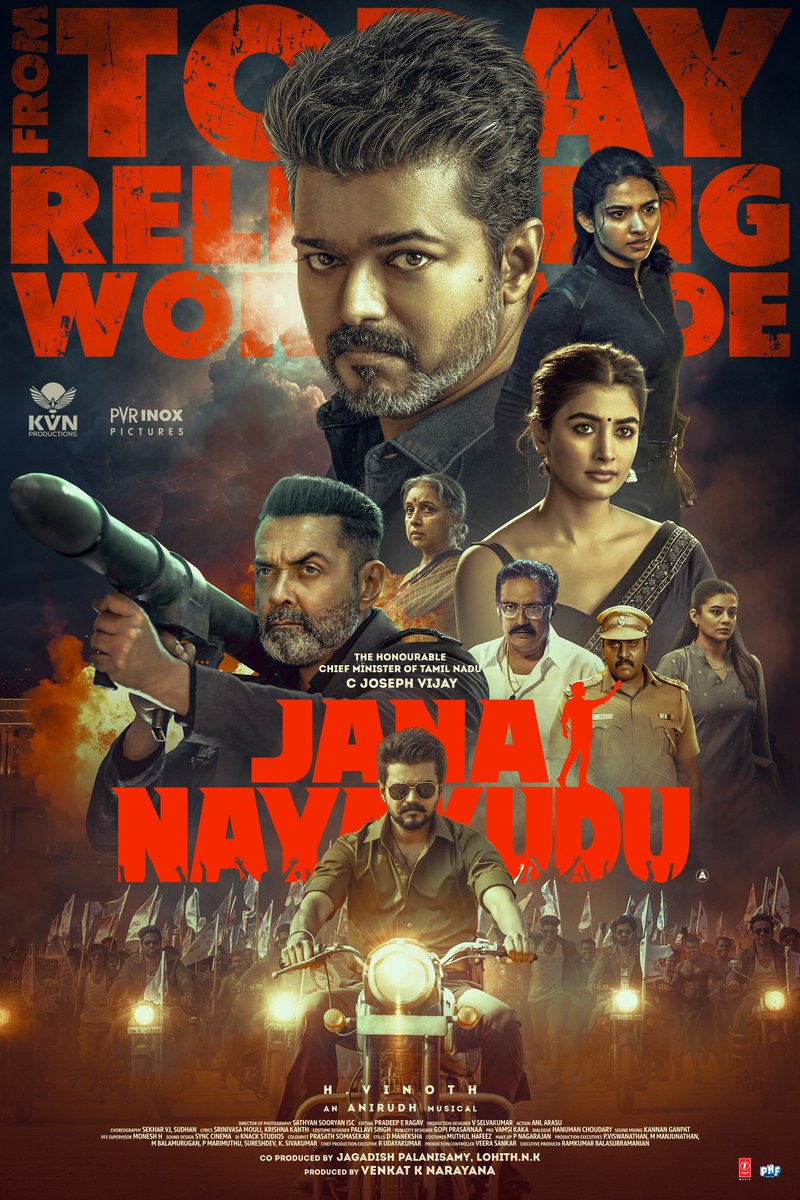 MediaYouwe's tweet photo. ❤️ Some Moments Never Come Back... This Is One of Them.
One Last Time... Let's Witness Thalapathy's Film Together on the Big Screen. ✨
#JanaNayaganFromToday
#JanaNayakuduFromToday
#JanNetaFromToday https://t.co/CmH7TGsAox