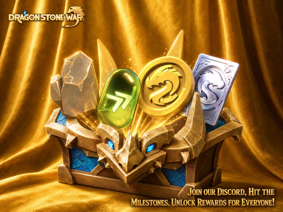 dragonstonewar's tweet photo. ๐ Almost 100 Lords in our Discord! At 100 members, unlock Copper Random Boxes, Inspiration Pills & Silver! Join: https://t.co/yscv5EFKvK
#DragonStoneWar #dragonstonewar #DSW https://t.co/JJ4TMk99nr