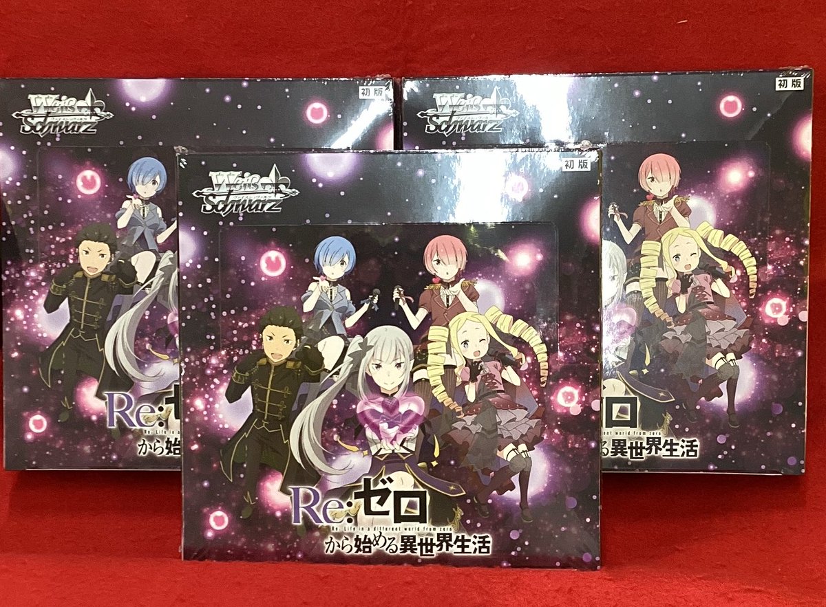 ヴァイスシュバルツ特製PRカード「人間五十年夢幻のごとく」　4枚セット ✨新商品情報✨ 🔥明日7️⃣月2️⃣4️⃣日1️⃣1️⃣時より販売開始