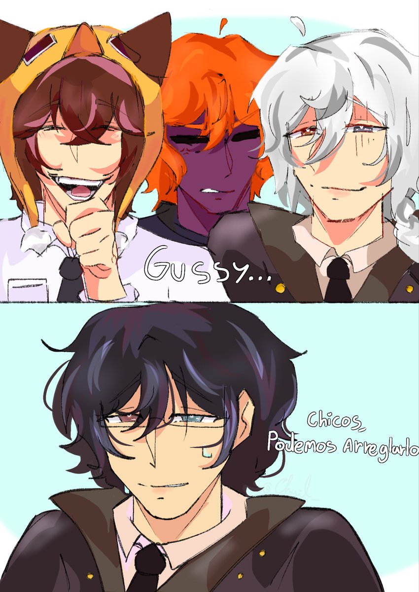 Chail_ying's tweet photo. Dibujo en referencia al video de las apuestas, se que es de hace tiempo. Pero recién lo vengo viendo jsjsjs. 🥺💜

Posdata: pobre Gussy

#fanart https://t.co/8NBJgubgN6