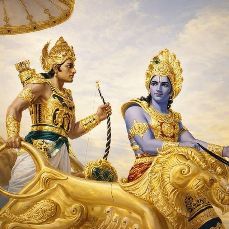 itihasa24's tweet photo. As ignorant people perform their duties with attachment to the results, O scion of Bharat, so should the wise act without attachment, for the sake of leading people on the right path.

सक्ता: कर्मण्यविद्वांसो यथा कुर्वन्ति भारत ।
कुर्याद्विद्वांस्तथासक्तश्चिकीर्षुर्लोकसंग्रहम्

Painting by Giampaolo Tomassetti